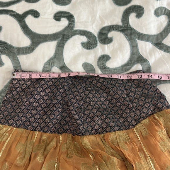 CUSTOM INDIAN PURPLE AND MUSTARD LEHENGA - Picture 13 of 16